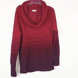 St. John's Bay red Ombre sweater